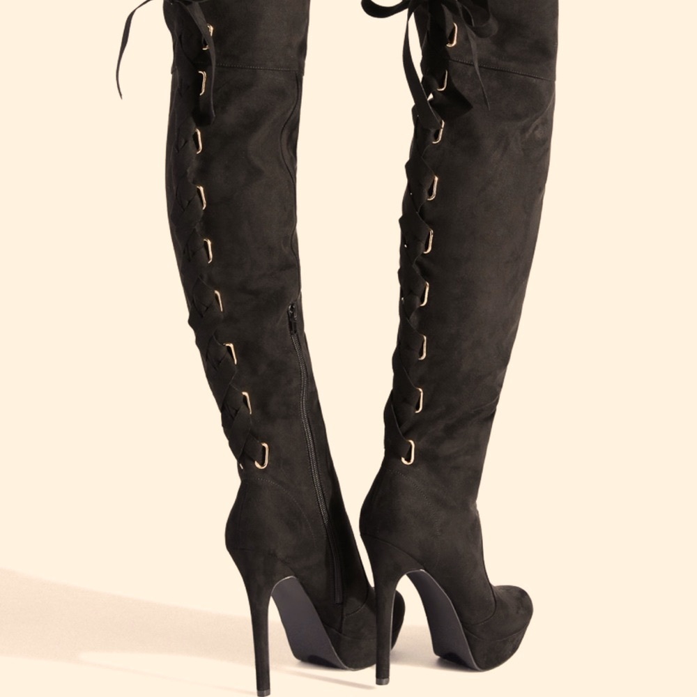 Shoe Dazzle Over-the-Knee Boot - Picture 2 of 6